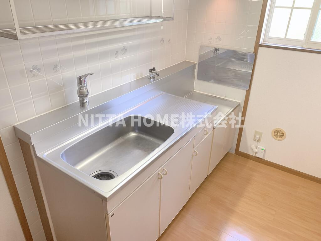 サニーハウス城西のキッチン|お気に入りのガスコンロを設置できます★