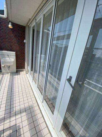 クイーンズフィールドひばりが丘ガーデンテのバルコニー