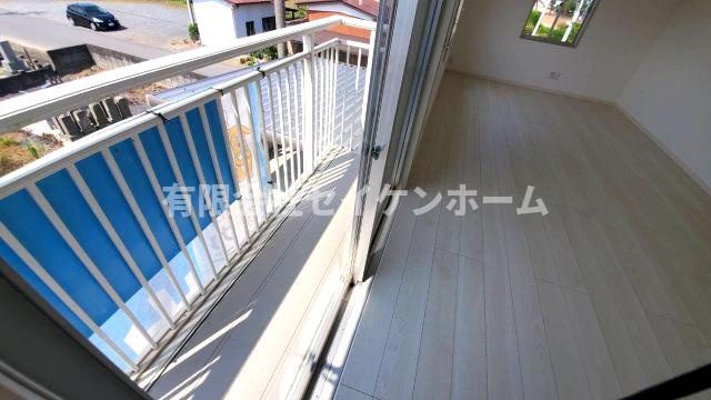 深谷市高島　中古戸建　リフォーム済のバルコニー