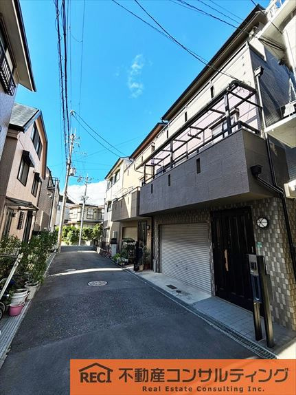 西宮市弓場町3-16の前面道路含む現地写真