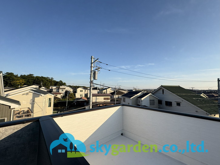 茅ヶ崎市高田1丁目　新築戸建　全1棟1号棟のバルコニー