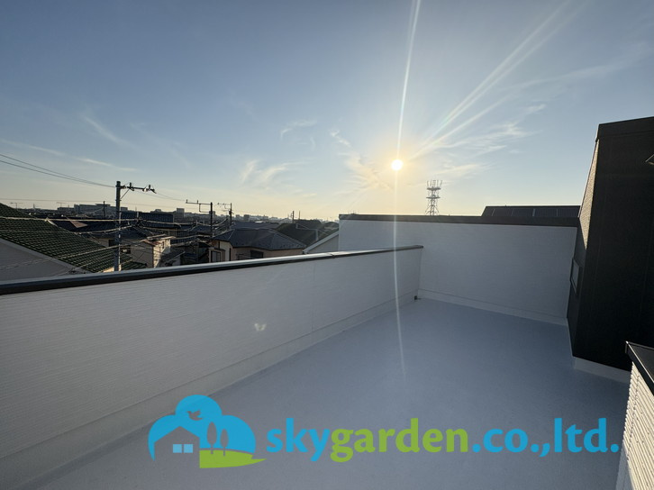 茅ヶ崎市高田1丁目　新築戸建　全1棟1号棟のバルコニー