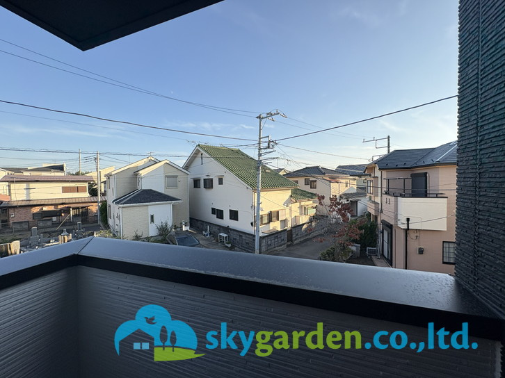 茅ヶ崎市高田1丁目　新築戸建　全1棟1号棟のバルコニー