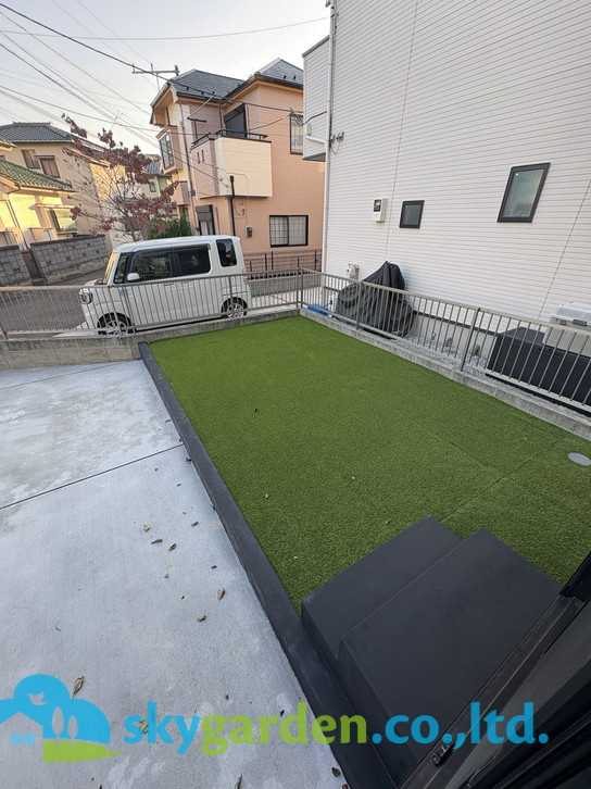 茅ヶ崎市高田1丁目　新築戸建　全1棟1号棟の庭