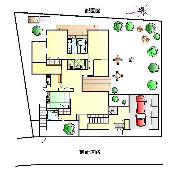 南区桧原２丁目　戸建ての間取り