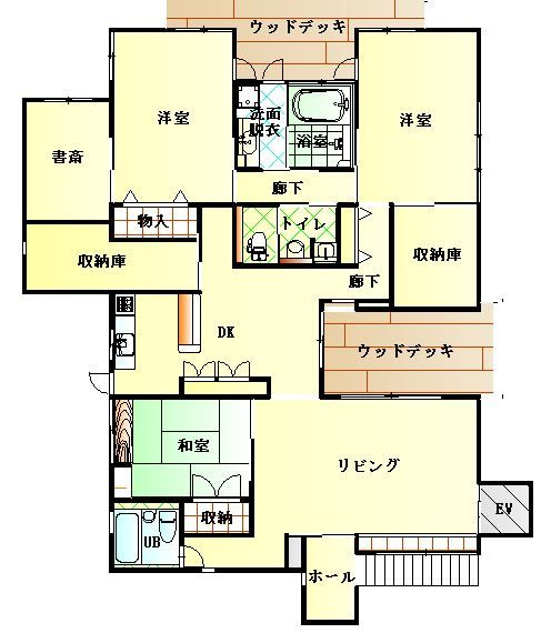 南区桧原２丁目　戸建ての間取り