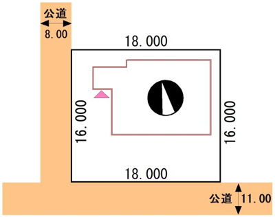 【区画図】 | 武佐3丁目39-50売家