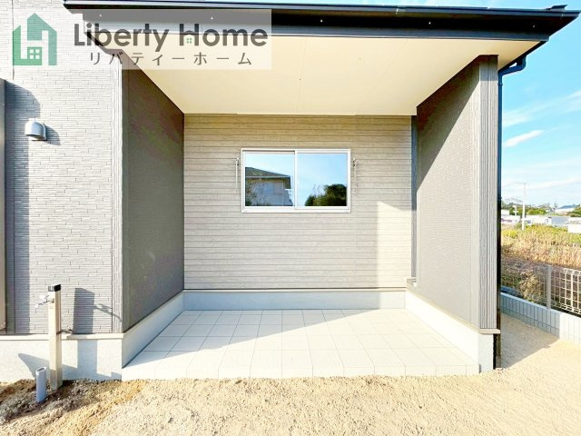 第1石岡市下林　新築戸建のバルコニー