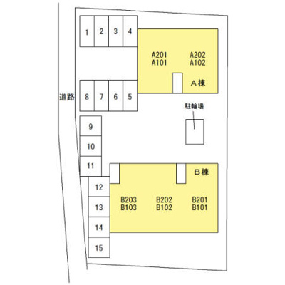 【区画図】 | セジュール久万ノ台A