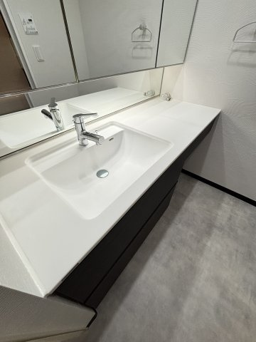 グラン・パレ大倉山ウエストタワーの独立洗面台|忙しい朝に便利なシャンプードレッサー