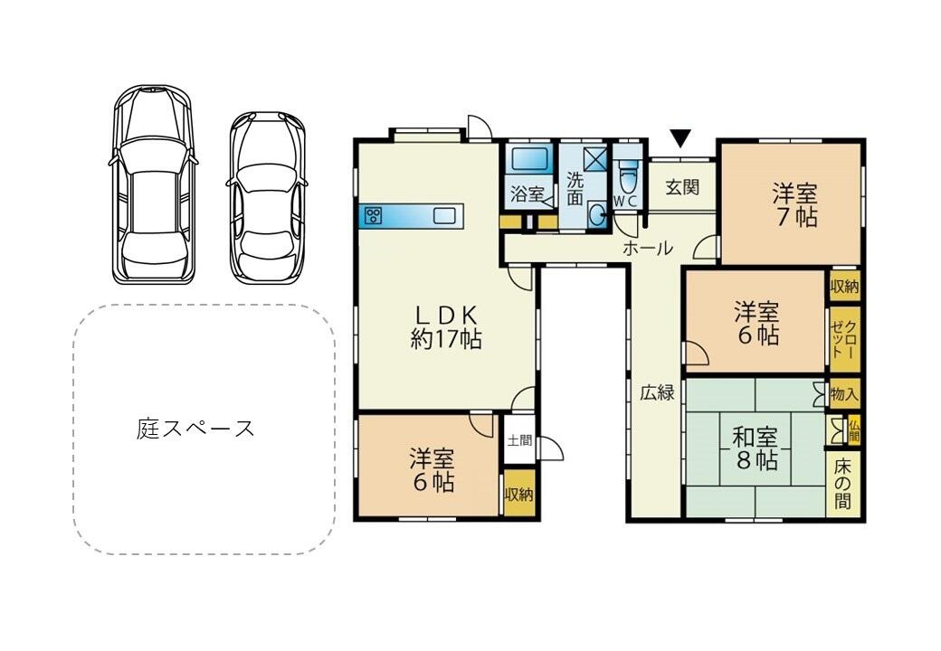 【間取り】の画像