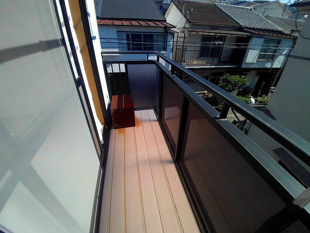 ＫＳハイツのバルコニー
