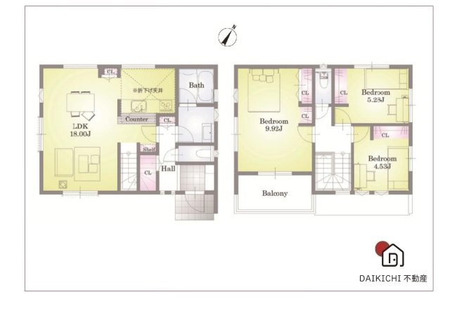 【間取り】 | ピュアガーデン鴻巣加美2期　新築戸建　全4棟　1号棟