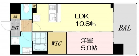 【間取り】 | ATKレジデンスなんば