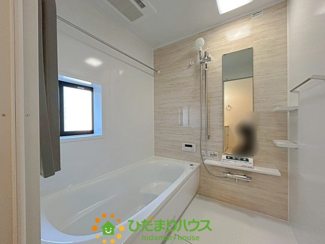 羽生市中岩瀬　新築一戸建て　03　グラファーレの浴室|日々の暮らしに欠かせないお風呂です！