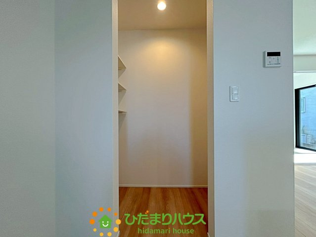 羽生市中岩瀬　新築一戸建て　03　グラファーレの収納|便利な収納スペースです！