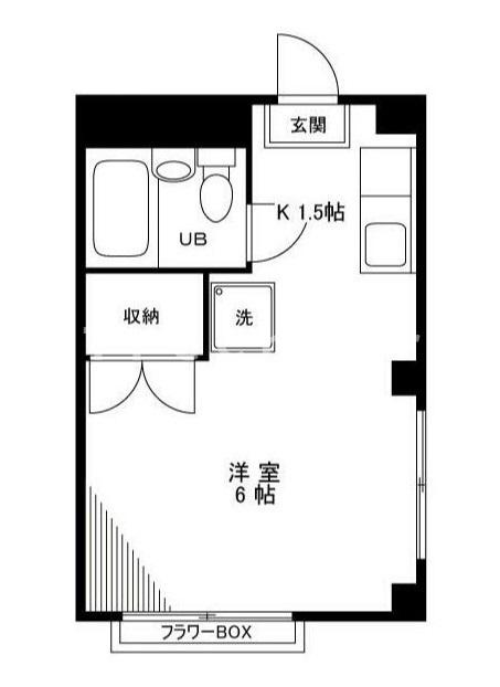 内野ハイツの間取り