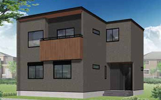 新築／ふじみ野市市沢2丁目の外観パース