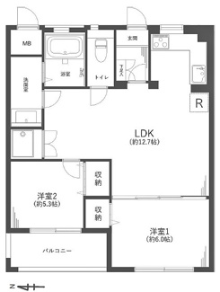 【間取り】 | コーポ根岸