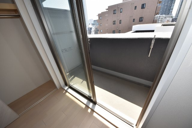 セレニテ北浜のバルコニー|陽当たり良好なバルコニーです