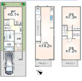 茨木市新和町　新築戸建の画像