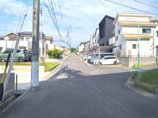 【前面道路含む現地写真】 | 緑区大高台三丁目　売地 | 前面道路