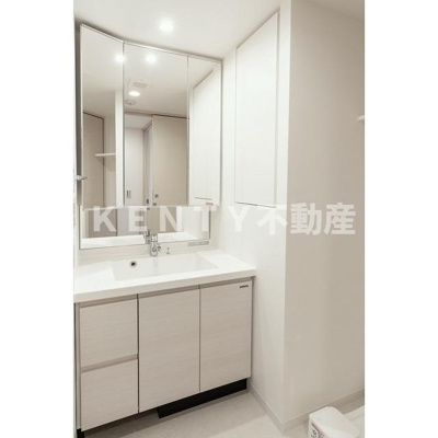 【洗面所】 | スタイリオ池上ＷｅＬＬ | 広い洗面スペース