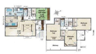 【間取り】 | 蓮田市椿山１丁目　新築分譲住宅