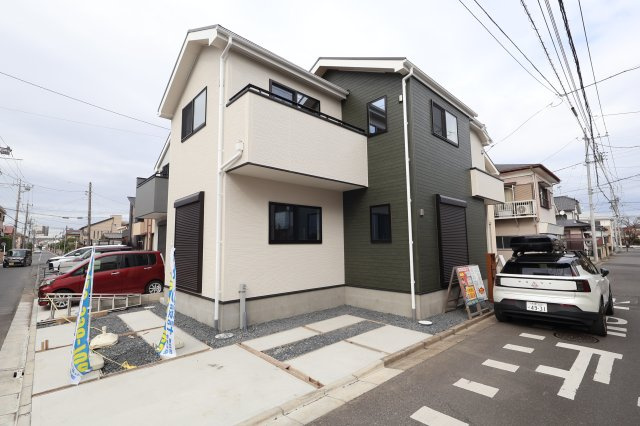 《仲介手数料無料》久喜市久喜東１丁目22-17新築一戸建ていろどりアイタウンの外観|撮影日 2025年11月6日 11:50 曇り