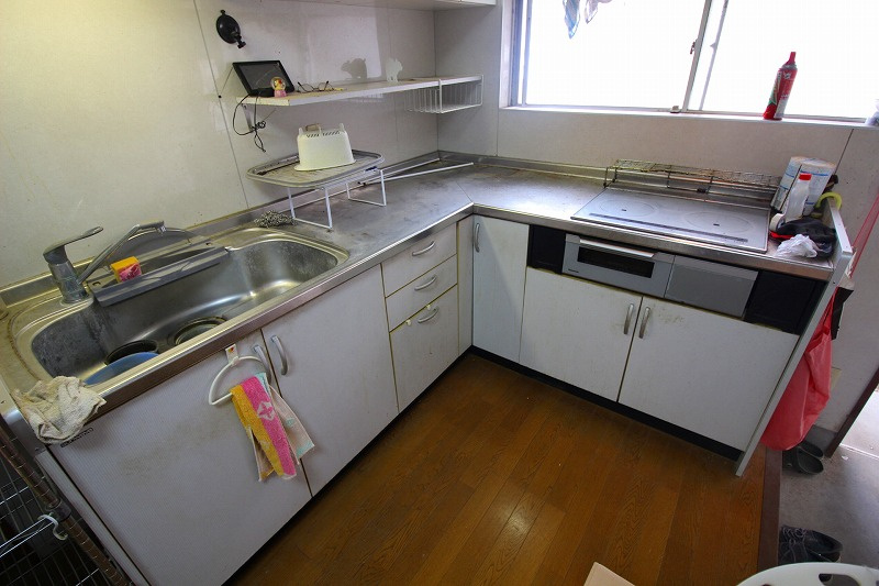 境港市渡町中古戸建のキッチン|システムキッチンです〇
綺麗に使用されております