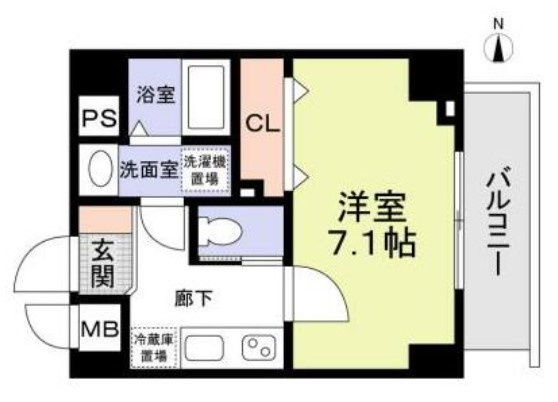 テオリア府中の間取り