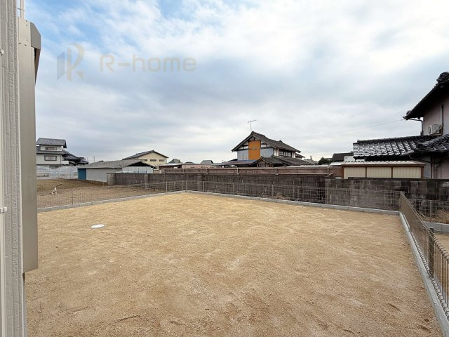 第1常総市東野原　新築戸建て　3号棟の庭|広々とした日当たりの良いお庭！お子様の遊び場やガーデニングスペースに♪