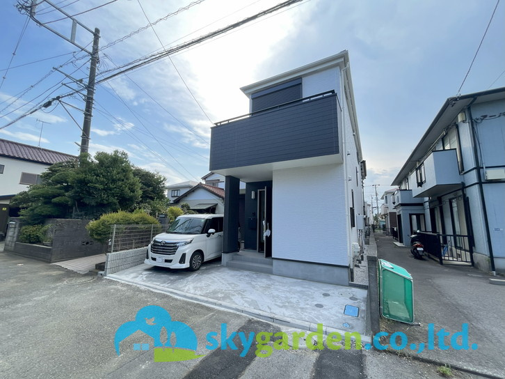 茅ヶ崎市柳島　新築戸建　全1棟1号棟の外観