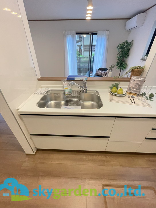 茅ヶ崎市柳島　新築戸建　全1棟1号棟のキッチン