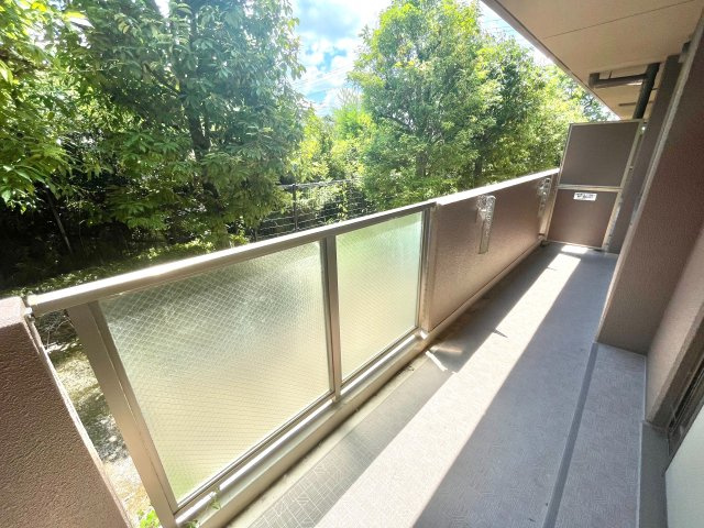 岩倉花園町パークホームズのバルコニー|南向きバルコニーの為、陽当たり良好です！