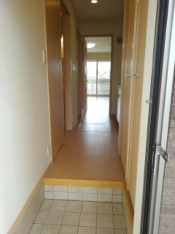 サンリット　プレイスの玄関