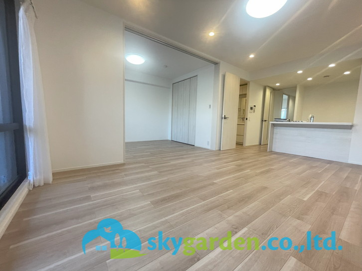 レックス藤沢の居間・リビング|お部屋をつなげば20以上の大きな一つの空間ができます。