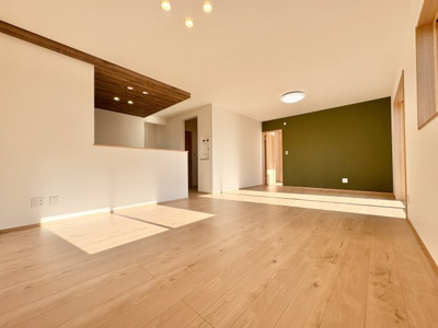 【完成予想図】 | 【LDKイメージパース】
※画像は設計図面を基に作成したイメージです。