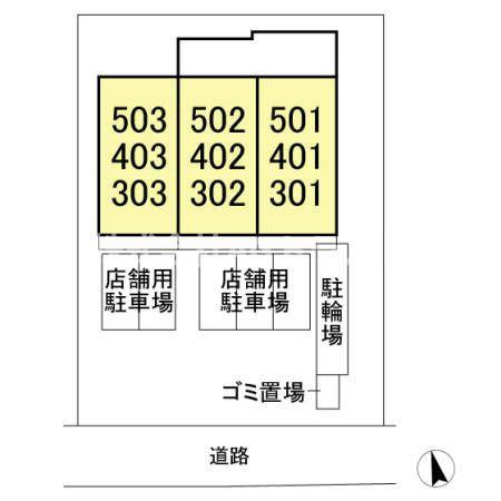 【区画図】 | エスト・レザン　Ⅱ