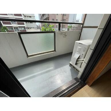 サンライズマンションのバルコニー