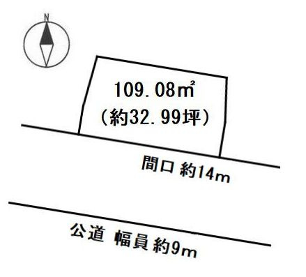 半田市岩滑高山町5丁目の土地図