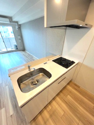 スプランディッド江坂Ⅲのキッチン|きれいなキッチンです