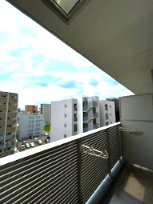 スプランディッド江坂Ⅲのバルコニー|バルコニー付きです