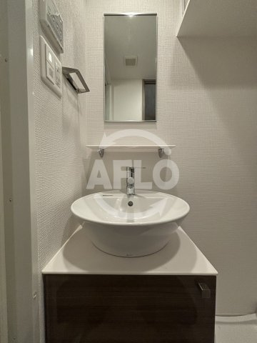 JMFレジデンス桜ノ宮の独立洗面台|JMFレジデンス桜ノ宮　独立洗面台