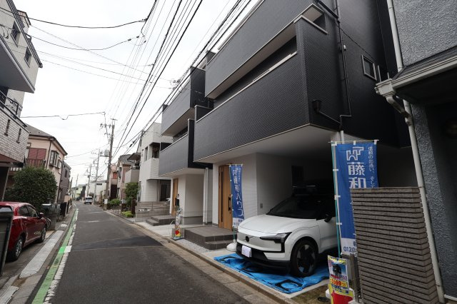 《仲介手数料無料》朝霞市本町１丁目23-11(全1戸)新築一戸建てFiTの外観|撮影日 2025年11月23日 9:00 曇り