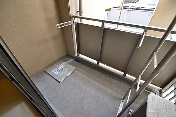 アスヴェル神戸元町Ⅱのバルコニー