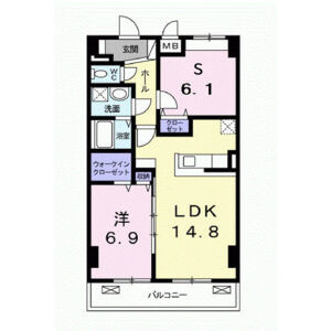 エアリーヒルズ芦屋の間取り