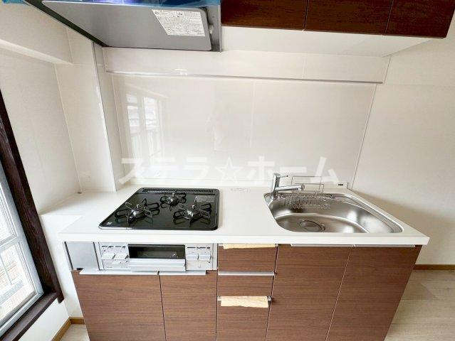 塚本東コーポA棟のキッチン|使いやすいキッチンです