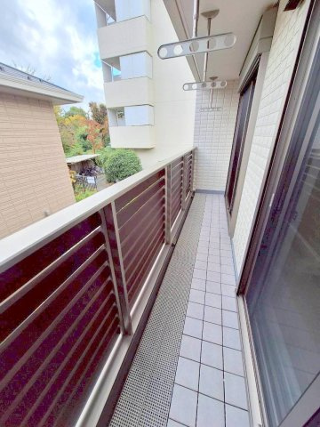 メゾン　フルールのバルコニー