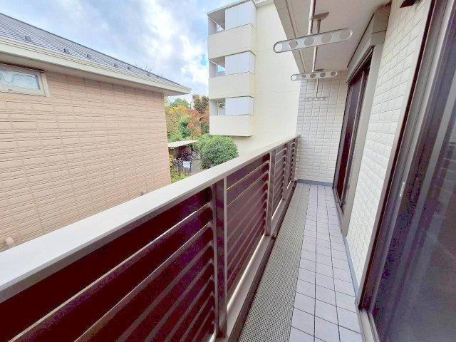 メゾン　フルールのバルコニー